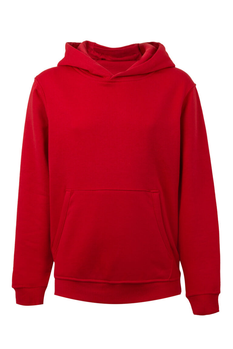 Felpa Bambino Mukua Sz270k-Cooper Kids – Con Cerniera Senza Cappuccio, Bianco, Taglia 5-6 Anni, In Morbido Felpato Con Tasche A Marsupio